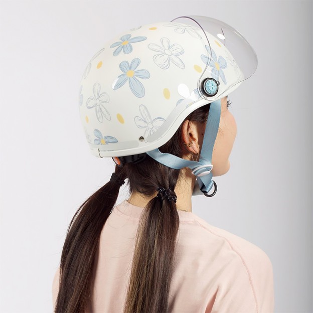 Floral Print Universal Adult Helmet Floral Print Universal Adult Helmet