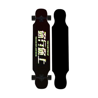 4-Wheel Wooden Longboard Skateboard