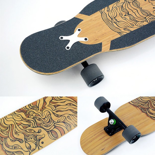 High-Resilience Adult Longboard Skateboard