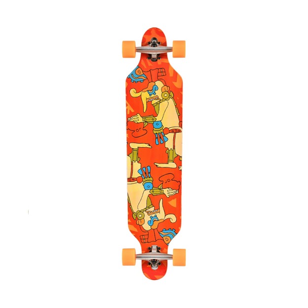 41-inch Sunken Longboard Skateboard