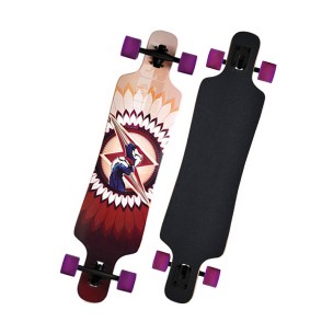 42-inch All-Wood Long Skateboard