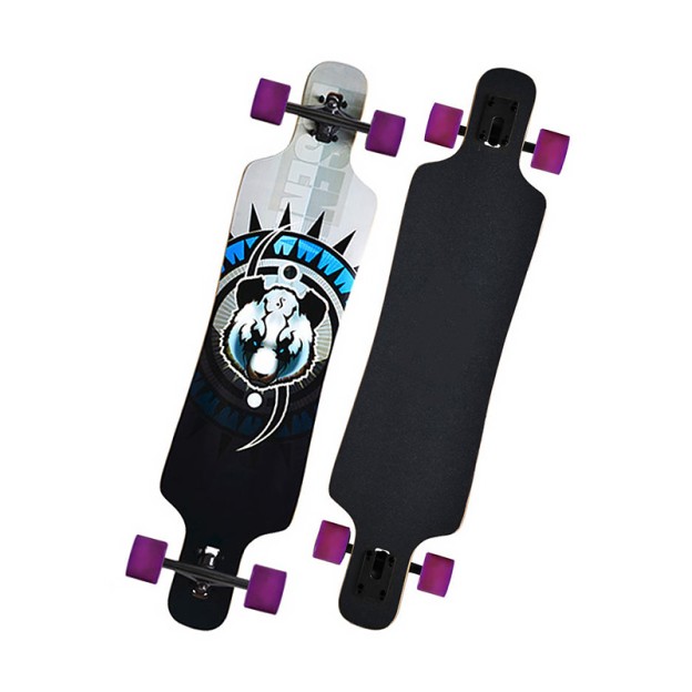 42-inch All-Wood Long Skateboard
