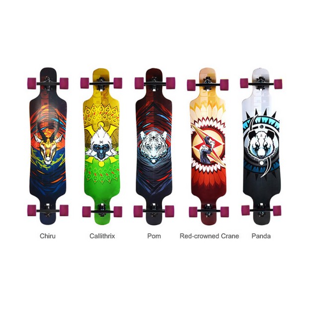42-inch All-Wood Long Skateboard