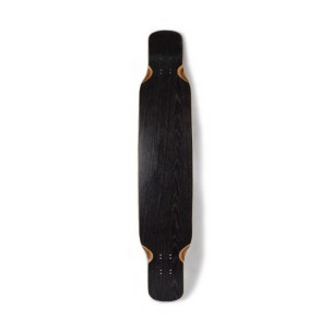 Wooden 4-Wheel Long Skateboard