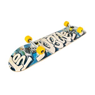 31-inch Beginner Double-Kick Street Skateboard