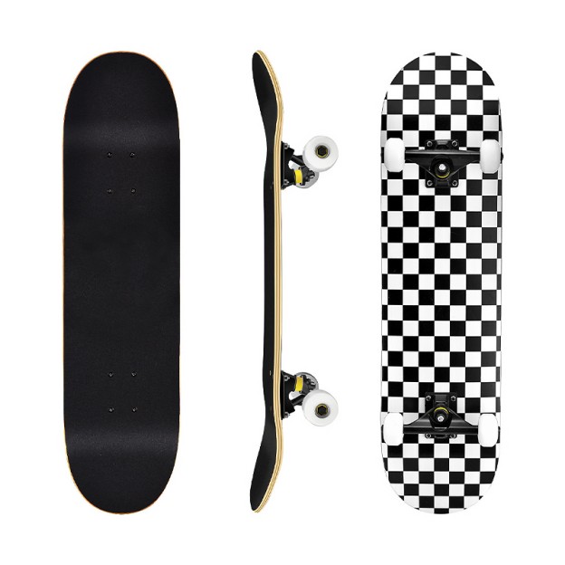 High-Performance Maple Double-Pedal Skateboard