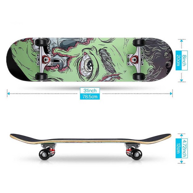 High-Rebound Maple Street Skateboard