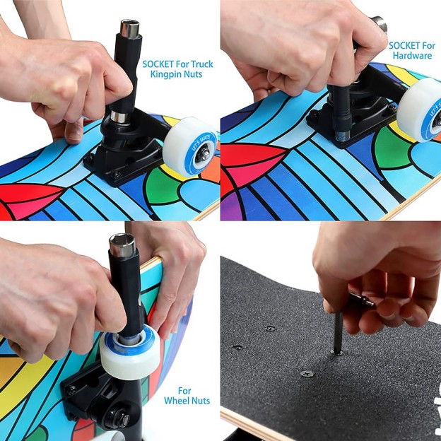 Double-layer Twisted Street Skateboard