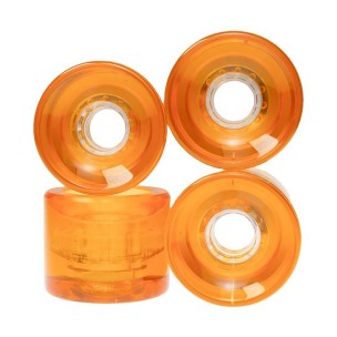 Transparent Colored PU Skateboard Wheels