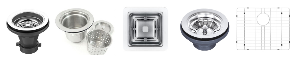 Stainless Steel Single Bowl Sink Accessories for Optional