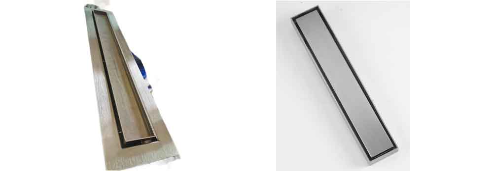 Custom Linear Drain Ready for Tile or without Tile
